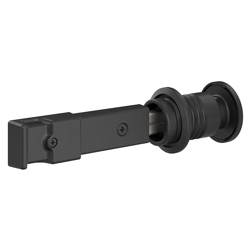 V1045 Barn Door Lock, Matte Black Door Locks with Easy DIY Install, Emergency Release, Adds Privacy (Includes Emergency Release Feature)