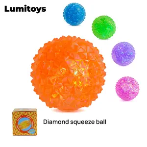 New Diamond Stress Ball, Soft Sensory Fidget Squeeze Toy for Adult Stress & Anxiety Relief/SummerVibes