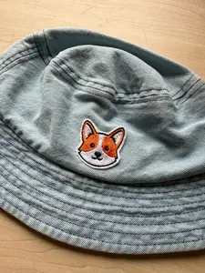 Embroidered Corgi Bucket Hat