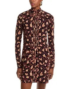 Renada Cardigan Painted Animal Brown