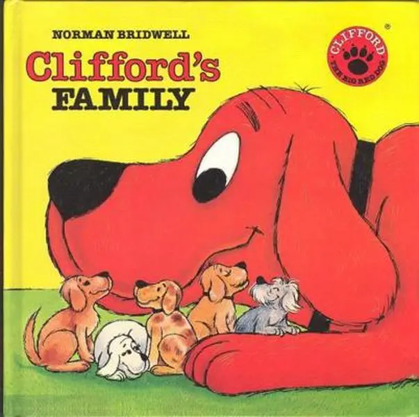 Used Kid Book - Clifford's Family by Norman Bridwell (Hard Cover, English, Clean Pages, Good/Like New, 0.65 lbs, Scholastic Inc, Promotes Family Values)