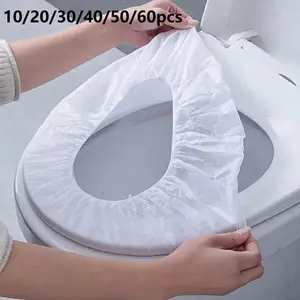 10-60pcs Portable Travel Toilet Seat Covers, Waterproof Disposable Toilet Paper Pad, Essential Bathroom Accessories for Home & Travel