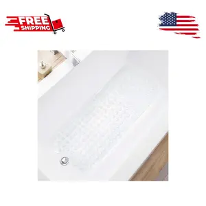 Bathtub Mats for Shower Tub, Extra Long Non-Slip 39 x 16 Inch