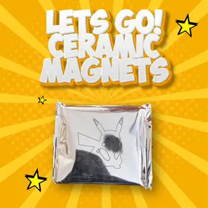 Let's Go! Ceramic Magnets Pokemon CCG - 1 Per Pack