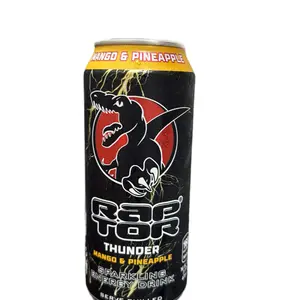 3 packs Raptor Mango y pineapple 473ml