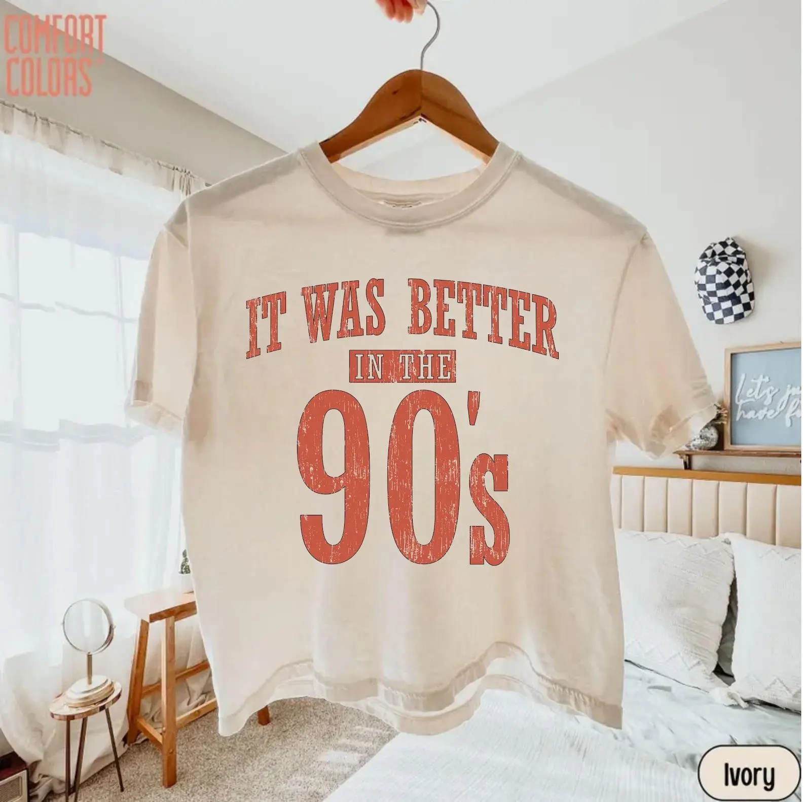 It Was Better in the 90s Comfort Colors Cropped Boxy Tee, Retro Nostalgia Graphic Shirt, Vintage Style Y2K Top, 90s Lover Gift