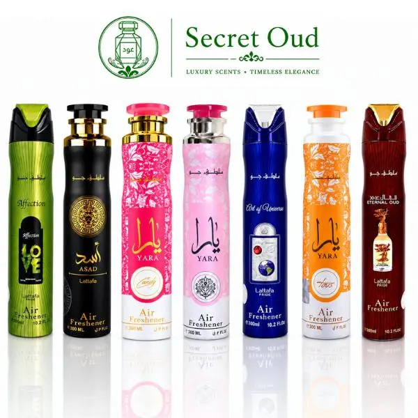 Affection Air Freshener + Asad Air Freshener + Yara Candy Air Freshener + Yara Air Freshener + Art of Universe Air Freshener + Yara Tous Air Freshener + Eternal Oud Air Freshener