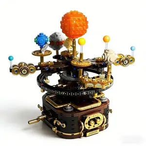 856pcs Galaxy Model Building Blocks Toy Set, STEM Construction Set, Educational Playset for Kids, Creative Assembly Kit