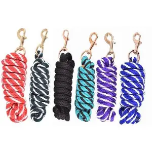 8' Braided Derby Lead Rope w/ Snap