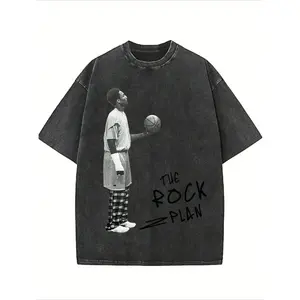 EMCGICC Y2K,Rock Plan....Men's Cotton T-Shirt - Casual Short Sleeve, Breathable Summer Tee, Machine Washable Vintage T-Shirt