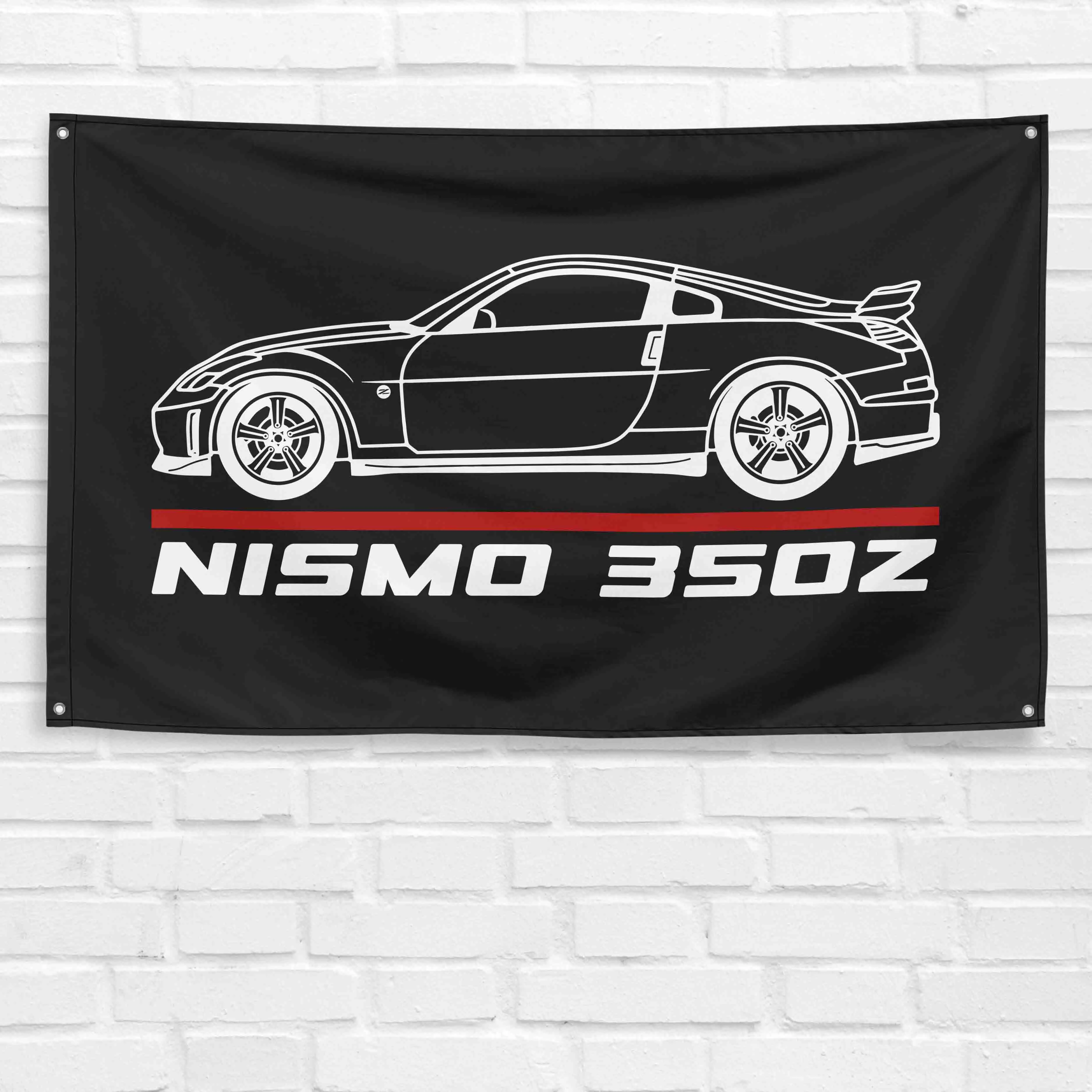 Nismo 350Z 3x5 ft Hanging Lightweight Flag - Home Garage Wall Decoration, Festive Party Backdrop Banner, Birthday Gift & Decor, Birthday Decor