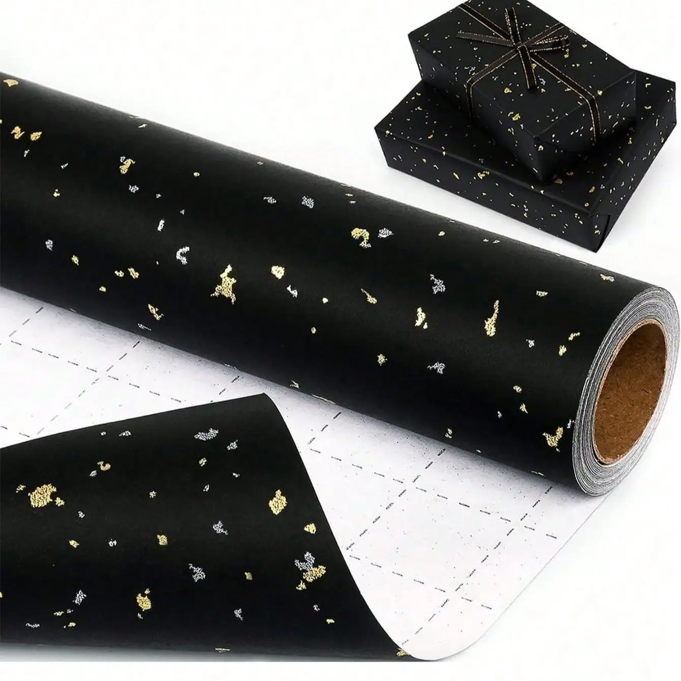 Packaging Paper, Creative Gift Packaging, Thick Waterproof Gift Wrapping Paper, Floral Print, Party Decor, Holiday Gifts, 3m Roll, Flower Wrapping Paper, Bouquet Wrapper