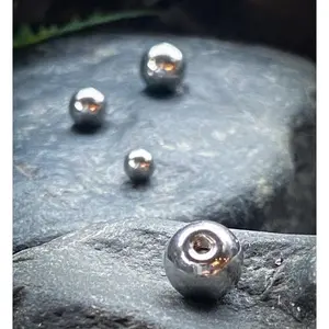 Body Jewelry Replacement Parts - 10pk 316L Surgical Steel Threaded Balls