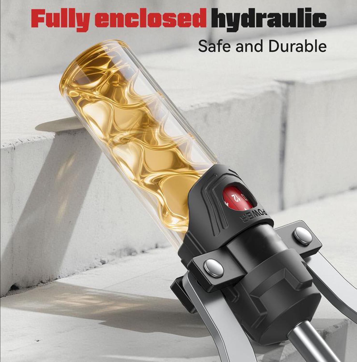 Chest & Arm Twister with Flex Core Trainer - 15-Level Hydraulic Power Chest Press Machine (22-440lb) for Upper Body, Portable Resistance Home Fitness Equipment Outdoorfun