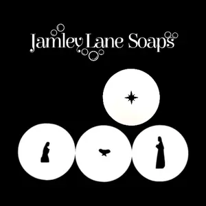 Nativity Christmas Scene Extruder Disc 4 Piece Set