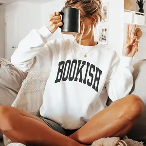 Bookish Sweatshirt, Bookworm Crewneck, Cozy Reading Sweater, Gift for Book Lovers, Reader Aesthetic Top, Librarian Book Club Pullover