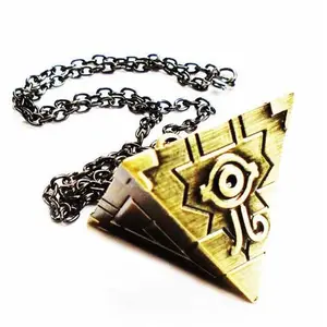 Duel Monsters Yu-Gi-Oh Necklace Keychain Pendant Millennium Blocks Anime Peripheral Accessories