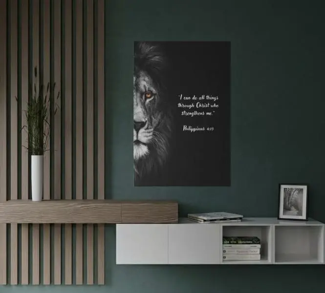 Philippians Jesus the lion Satin Posters Philippians Jesus the lion Satin Posters