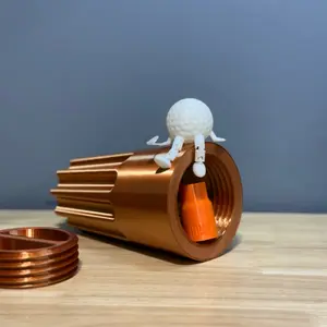 Jumbo Wire Nut Replica Storage Container 3D Printed - Versatile Storage Solution for Various Uses