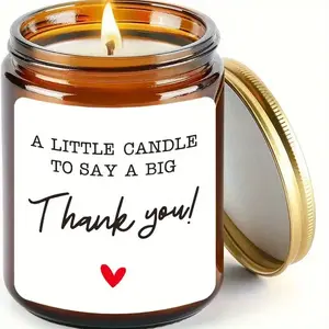 Candle Label, 20pcs/set Thank You Candle Sticker, Decorative Sticker for Home Party Wedding, Gift for Colleagues, Superiors, Educators and Guides