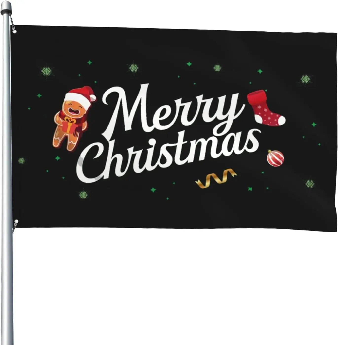 Merry Christmas Christmas Decor Flag - 4x6 Ft Outdoor Banner Home House Yard Sign Flag - Christmas Flag