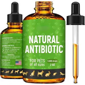 Natural Pet Health Support for Skin, Coat & Digestion| Antibacterial Formula for Dogs & Cats| Soothes Itching, Allergies & Coughs| Safe for All Breeds & Ages| 2 oz Herbal Supplement| Vet-Recommended Solution