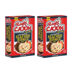 Seafood Bisque Two Pack - Authentic Flavor, 5 oz Each, Ideal for Main Course or Side Dish, No MSG - Salt - by Ragin' Cajun