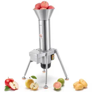 fathersdaygift VEVOR 1100W Electric Fruit Apple Crusher, SUS304 Freestanding Crushing Machine, Grinds Whole Apples Up to 3.15 Dia, 164 KG/H Capacity, Cider Press for Apples, Pears, Pineapple, Guava, Carrot, Potato