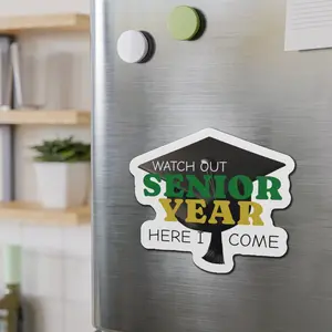 Graduation Day Magnets – Fun Keepsake for Seniors, Celebrate Graduation, Student Pride Home Decor, Gift for Graduates