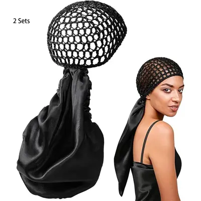 Hair Wrap Silk Hair Bonnet For Sleeping Black Owned Satin Bonnet