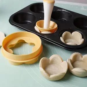 Flower Pastry Cutter and Tart Tamper Set - Baking Tarts and Biscuits Made Easy - Kitchen Gadgets and Accessories