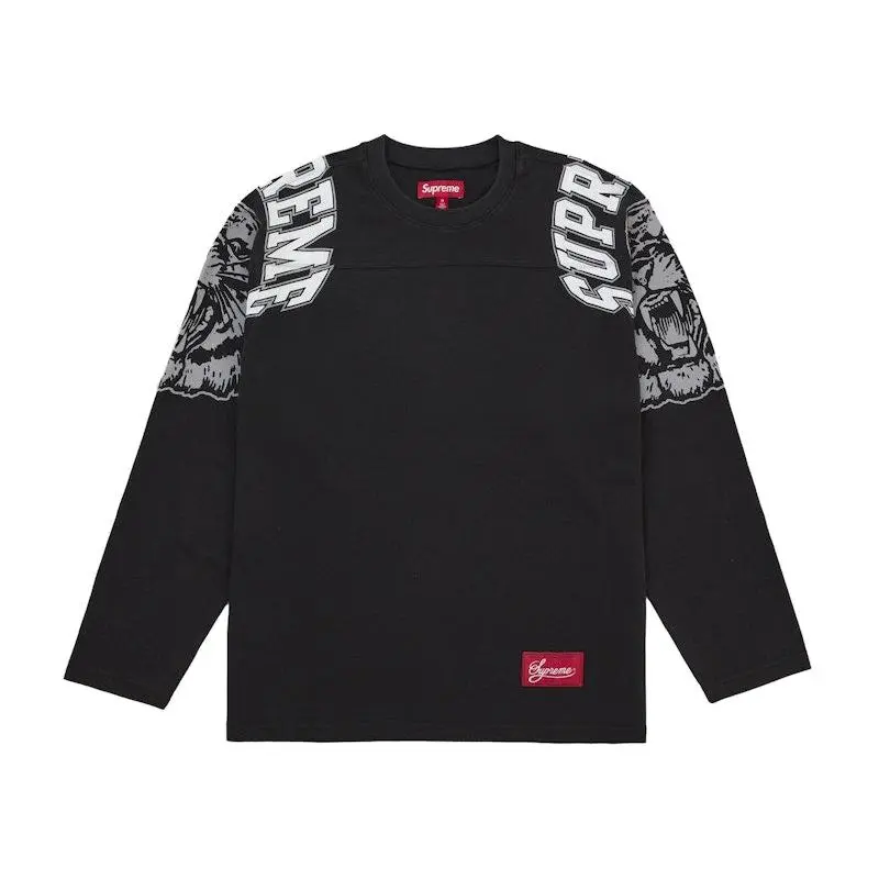 Supreme Men's Mascot L/S Football Top Black, from StockX