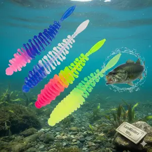 Ultra-Sensitive Silicone Soft Bait Kit | Micro Bionic Threading Design | Fresh & Saltwater Lures | Multi-Color Options | Fishing Gear Upgrade | Portable Tackle Set | TikTok Viral Fishing Must-Have | Essential Lure Collection for Anglers