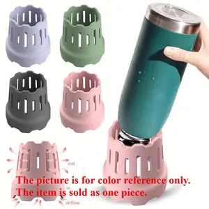 Space-Saving Freestanding Cup and Bottle Drying Rack - Multi-Slot Organizer with Fast-Drying Airflow Design, for Kitchen, Office, Travel - Compatible with Water Bottles, Mugs, Cups, Cup Drying Rack, Kitchen Organization, Compact Design, Easy to Clean