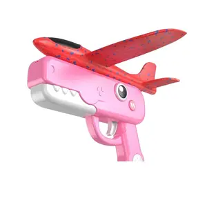 Interactive Outdoor Toy Plane for Boys & Girls, Foam Airplane for Kids, Parent-Child Play, Flashing Hand Throw Design, Surprise