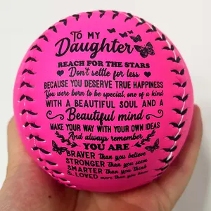 Moactiv 1pc, Creative PU Softball, Gifts For daughter, Standard Size Softball, Birthday Gifts, Christmas Gifts, Holiday Gifts ball hawk