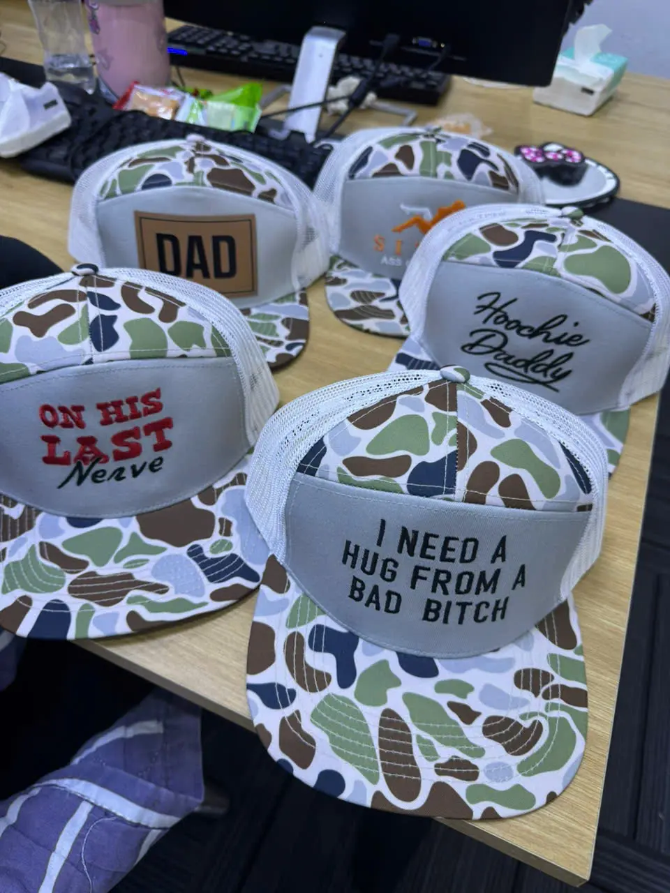 Funny Camo Trucker Hat