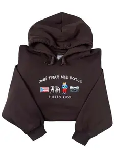 Puerto Rico Sweatshirt Hoodie, Custom Country Embroidered Sweater, Cozy Unisex Crewneck Shirt, Patriotic Embroidery Shirt