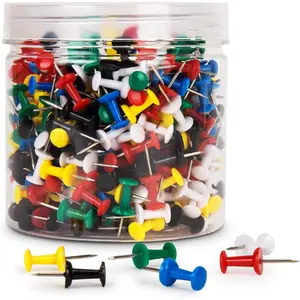400Pcs Push Pins Thumb Tacks for Bulletin Board Cork Board Wall Hangings Colored Pins for Office Desk Decor Organization Assorted Colors