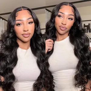 Asteria Hair 5x5 Lace Closure Wig Ready To Go Body Wave Glueless Wig,Pre Done Everything Human Hair Wig
