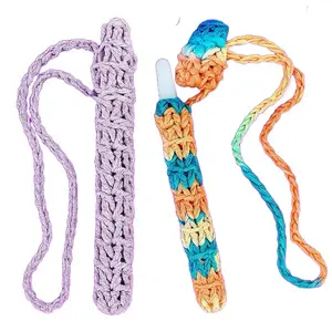 Vape Pen Lanyard - Colorful Handmade Rope with Purple and Rainbow Designs for Vape Accessories