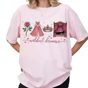 Retro Wildest Dreams Comfort Colors Shirt, Sleeping Beauty Princess Tee, Princess Gift, World Trip Tee 2026