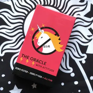REBEL DECK The Oracle with Attitude Funny and Sassy Divination Cards for Daily Guidance Blunt Truth and Real Talk Oracle Deck for Adults Only Unique Spiritual Gift for Self Care and Empowerment Bold Insight Cards for Party Fun and Reflection