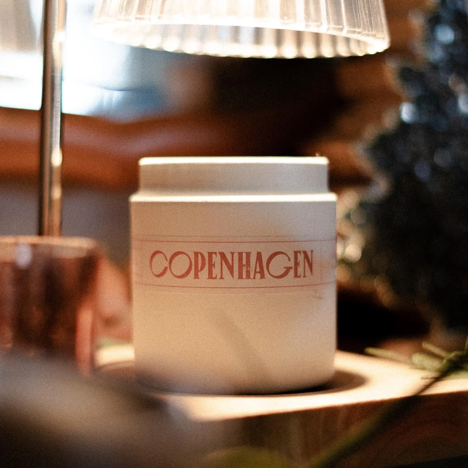 Copenhagen, Denmark Candle | Handmade, Non-toxic, Wood Wick, Rain water, Lemongrass, Birch, Travel Inspired, Eco-friendly, Sustainable Decor Colorful Jar Cozy Scent