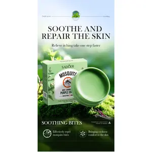 Summer Mosquito Repellent Balm Roll-On, Lithospermum Infused, Natural Mosquito Repellent, Long-Lasting Protection, Soothing Bite Relief Balm