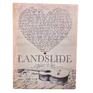 Landslide Stevie Nicks Canvas Picture with Musical Design and Signature Artwork