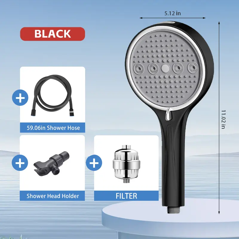 [Black]+[shower Filter]