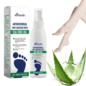 Foot Sanitizer Spray with Tea Tree Oil , Fast-Dry Foot Spray, Refreshes Feet & Shoes, Travel-Friendly, 100ml