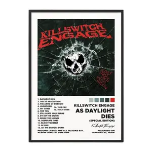 As Daylight Di*s By Killswitch Engage Album Poster No Frame / Album Cover Poster / Music Gift / Music Wall Decor / Album Art / Decor Home