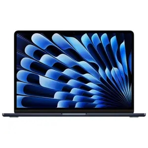 Refurbished Apple MacBook Air 15" Liquid Retina Display 8 CPU/10 GPU 8GB RAM 256GB SSD Midnight 2024 with M3 Chip & Laptop Charger Accessory
